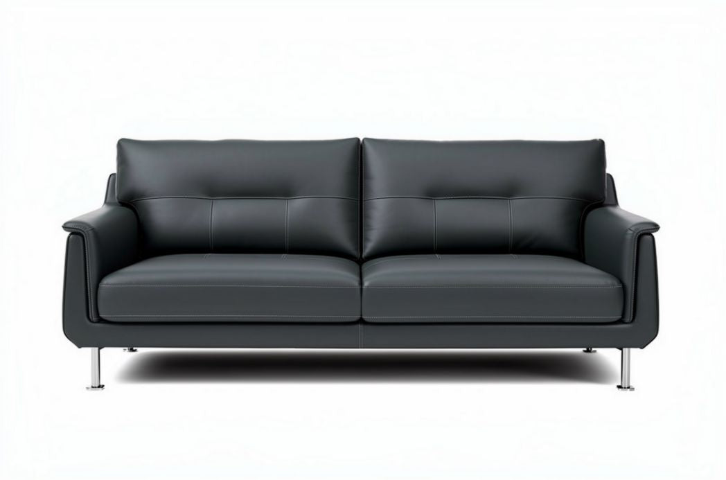 Kanapa skórzana do salonu w stylu nowoczesnym - 200 x 90 x 85cm