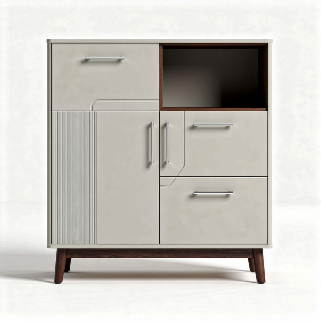 Szafka do przechowywania w stylu skandynawskim z płyty MDF - 90 x 50 x 120cm